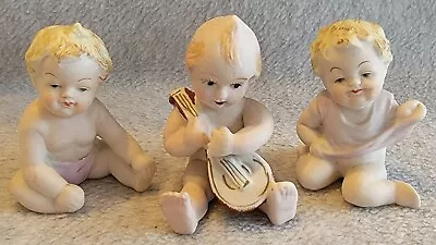 Vintage Bisque Baby Figurines Made In Japan Good Condition • $12.99