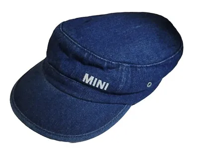 NWOT Mini Cooper Military Cap Mechanic Denim Engineer Service Hat • $18