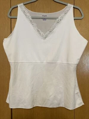 $9.99 • Buy EUC Womens Spanx By Sara Blakely Tank Top Shaping Ivory White Shape Ware Size 3X