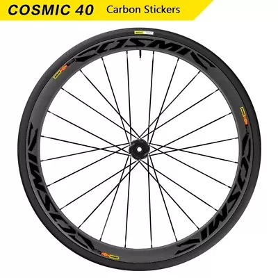 Two Wheels Rim Stickers For Road Bike Bicycle MAVIC COSMIC Carbon CCU 40 Decals • $19.66