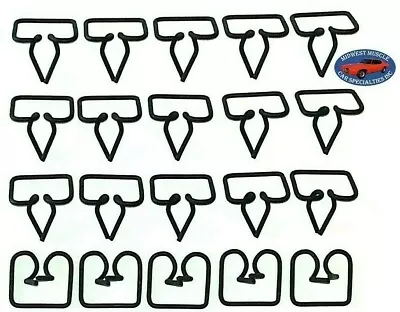 Ford Lincoln Mercury 1  Belt Vinyl Moulding Molding Trim Clips Clip 20pc K • $17.98