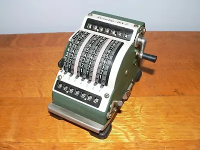 Vintage Resulta BS 7 Mechanical Adding Machine Calculator Made In West Germany • $59.95