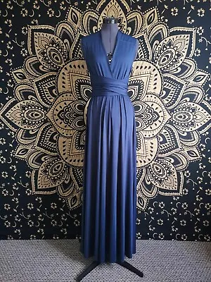 Navy Blue Multiway Dress Size S • £10