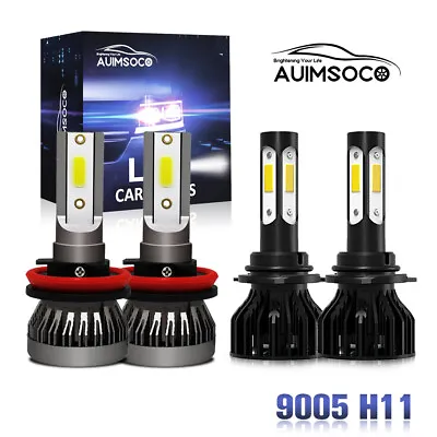 For 2015 2014-2007 Mazda CX-9 -4x LED Headlamps Headlight Bulbs Hi/Lo White Beam • $34.99