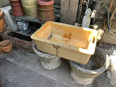 Vintage China / Stone  ---- Belfast Sink / Planter • £65