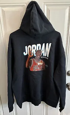 Nike Jordan Jumpman Hoodie Sweatshirt Size XL Black Jordan Logos NWT DV592-010 • $50