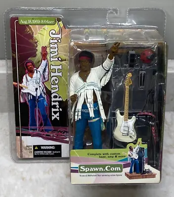 Jimi Hendrix Figure Mcfarlane Toys 1969 New York Concert W/ Acc. Base & Amp • $67.99