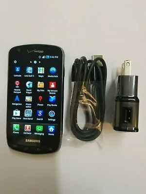Page Plus Samsung Droid Charge SCH-I510 4GLTE Black Verizon Smart Phone • $59