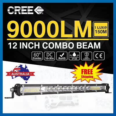 $21.99 • Buy 12  Inch 540W LED Work Light Bar Flood Spot Lamp Driving Offroad Truck 12V