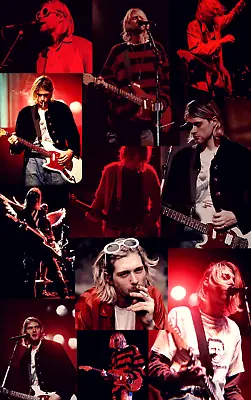 A4 Kurt Cobain / Nirvana Poster (Brand New) • £12.99