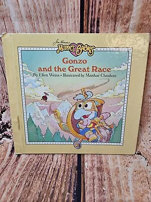 Muppet Babies  Gonzo And The Great Race  Hardcover Book By Ellen Weiss 1987 • $10
