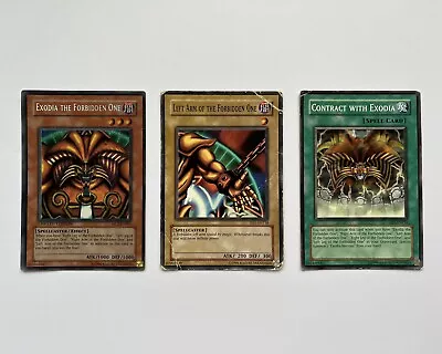 YuGiOh! Exodia The Forbidden One Bundle Including Limited Edition Holo • £15