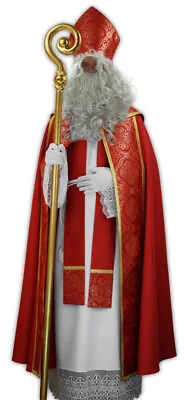 Santa Claus Costume Saint Nicholas Suit Outfit Père Noël Papá Noel Vestment SC1 • $850