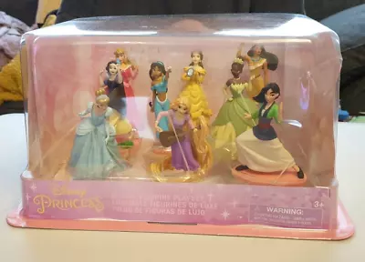 £19.99 • Buy Disney Princess 9PC Deluxe Figurine Playset New & Sealed In Box Disney Store