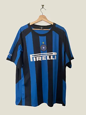 Inter Milan Adriano 10 Replica Retro Football Shirt XXL  • £20