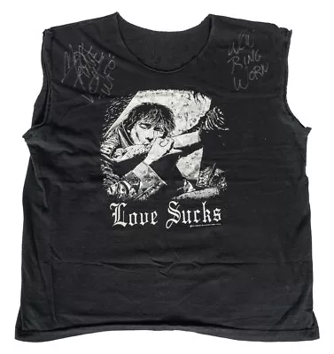 Original WCW Maxx Payne Hand Signed Ring Worn Love Sucks Fashion Victim T-Shirt • $299.99