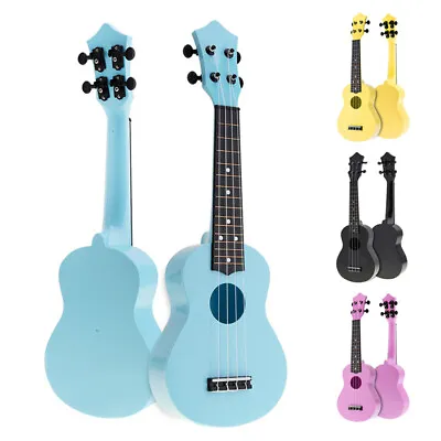 21'' Soprano Ukelele Uke Hawaii Guitar 4 Strings For Children Kids Beginner Toys • $28.69