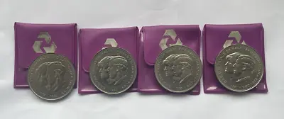 4 X 1981 H.r.h. The Prince Of Wales & Lady Diana Spencer Commemorative Crowns • £6.99
