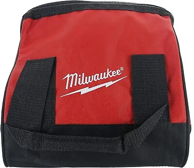 Milwaukee Heavy Duty Contractors Bag 11x11x10 Small Black And Red • $23.99