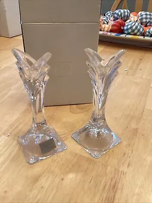 Mikasa Crystal Candleholder (set Of 2) Very Good Condition • $5