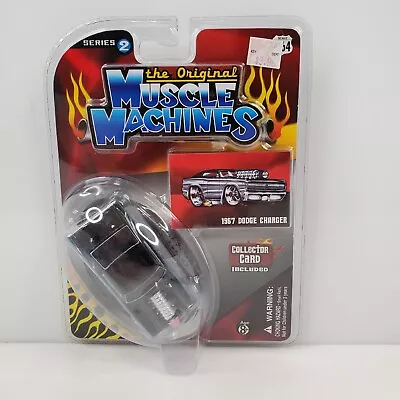 The Original Muscle Machines 1967 Dodge Charger Black HTF • $29.99