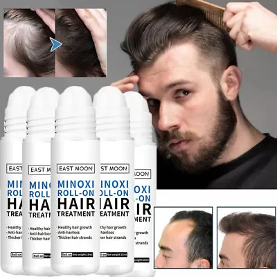 5 X Minoxi Roll-on Hair Treatment Extra Strength Hair Growth Serum Regrowth Men • £15.45