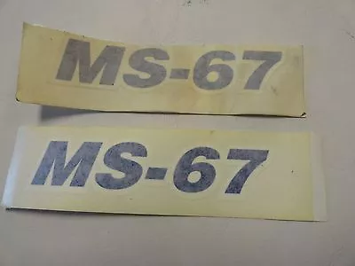 Mastercraft Ms-67 Decal Pair (2) Blue / White  4 1/2   X 1  Marine Boat • $2.69