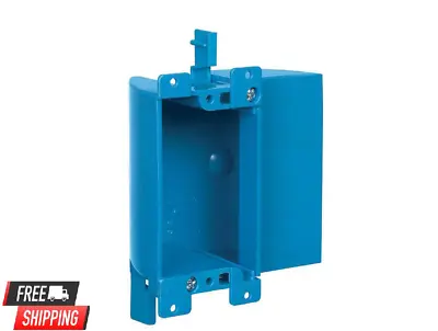 1-Gang 17 Cu. In. PVC Shallow Old Work Electrical Switch And Outlet Box - NEW • $6.99