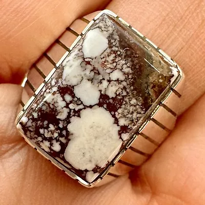 Navajo Wild Horse Men's Ring Size 10 Sterling Silver By Trevor Jack 9.9 Native • $89.94