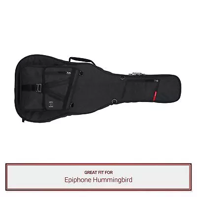 Gator Charcoal Transit Case Fits Epiphone Hummingbird • $149.99