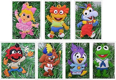 Muppet Babies Christmas Ornament Set W Kermit Miss Piggy Fozzie Animal  • $24.99