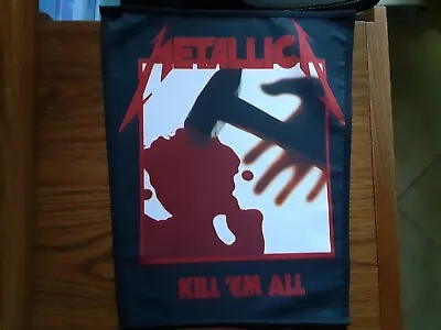 Metallicakill 'em Allsew On Sublimated Large Back Patch • $13.99