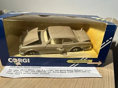 Corgi 279/2 Rolls-Royce Corniche; Metallic Gold COMES WITH TYPED NOTE From Corgi • $28.61