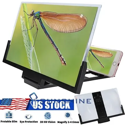 14  HD Screen Magnifier For Cell Phone 2024 Newest Version Video 3D Amplifier • $14.75