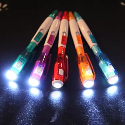 1pc Multifunctional Ballpoint Ball Point Pen With LED Flashlight Light NEW • $1.12