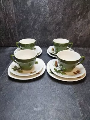 Midwinter Stylecraft Riverside Trio Cup & Saucer X4 Vintage Green Retro  • £20