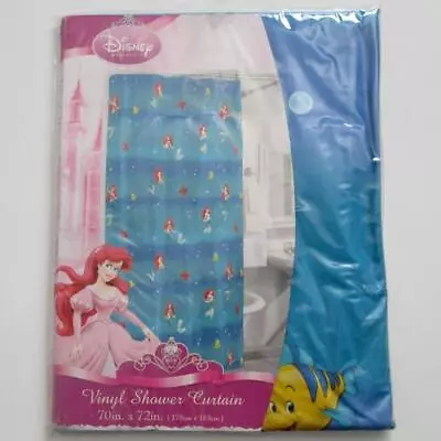 Disney Princess Little Mermaid Shower Curtain Ariel Flounder Jay Franco Sealed • $32.98