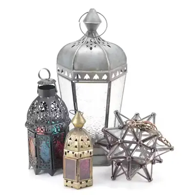 Moravian Star Candle Lantern Other Metal And Glass Lanterns Votive • $129.99