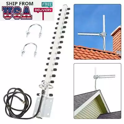 2.4GHz Yagi WiFi Antenna 25dBi Outdoor Directional Signal For Wireless Router • $14.89