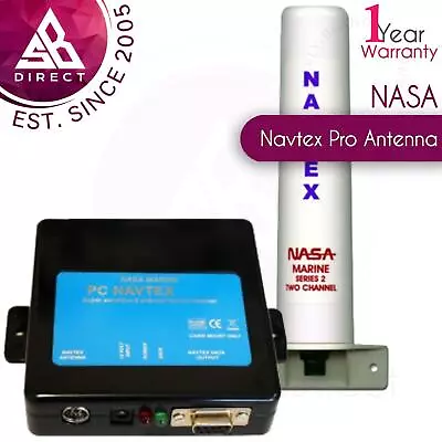 £141.20 • Buy NASA Marine Navtex Pro Receiver With Series 2 Antenna│For Raymarine Chartplotter