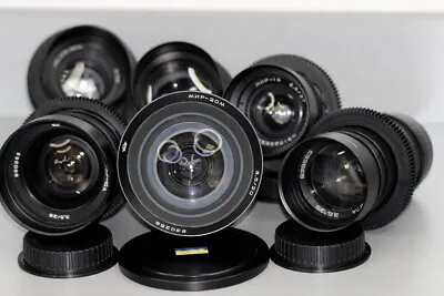 Mir-1B Helios 44 Jupiter 9 Jupiter 37 Mir 10A Mir 20H Set Of 6 Lens+adapter FX • $2221.89