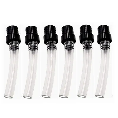 6 Pcs Gas Fuel Tank Cap Valve Vent Hose Black Tube CNC For ATV Dirt Bike N579 • $6.99