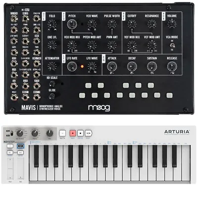 Moog Mavis Build-It-Yourself Analog Synthesizer Kit W/ Arturia Keystep • $428