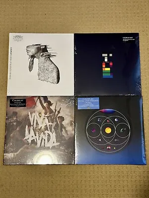 COLDPLAY 4 Album Vinyl Bundle Inc X & Y & Viva La Vida All New/Sealed • £109.99