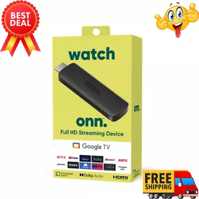 Onn Android TV 2K FHD Streaming Stick • $24.66