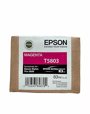 Epson Stylus Pro 3800 Ultrachrome Ink Cartridge Magenta 80ml • $30