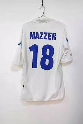 Vintage Italy 2000/ 2002 Home Football Soccer Shirt Jersey Kappa Xl Mazzer 18 • $84.99