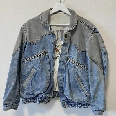 Guess Georges Marciano 80's Denim Jacket Marty McFly Back To The Future XL • $308.34