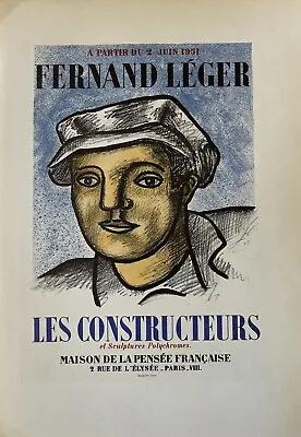 Fernand Léger - Antique Lithograph Created: 1959 Mourlot Studios Paris France • $99