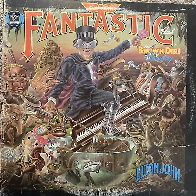 Elton John “Captain Fantastic” Vinyl LP 1975 MCA-37006 Vinyl Lp VG/Nice VG • $8.99